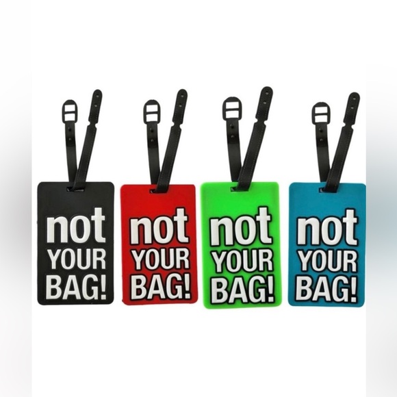 NEW Black Luggage Tag - Not Your Bag! - Picture 2 of 4